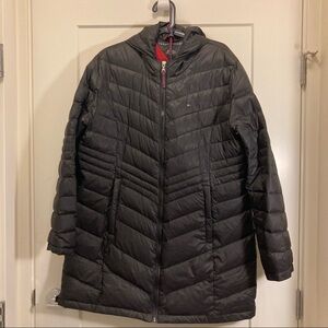TOMMY HILFIGER Sz 3X Packable Light Weight Down Coat Jacket with Pouch